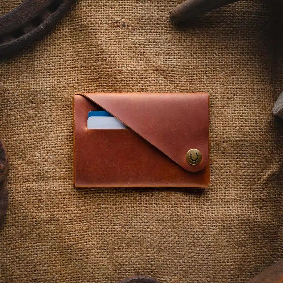 Crazy Horse Craft Minimalistická kožená peněženka classic brown - náhled 4