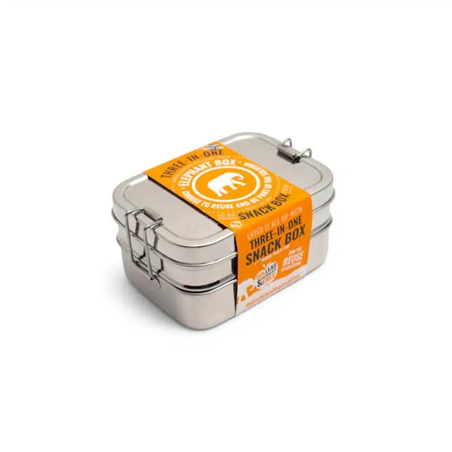 Elephantbox Snackbox 3v1 nerezová ocel objem 1l