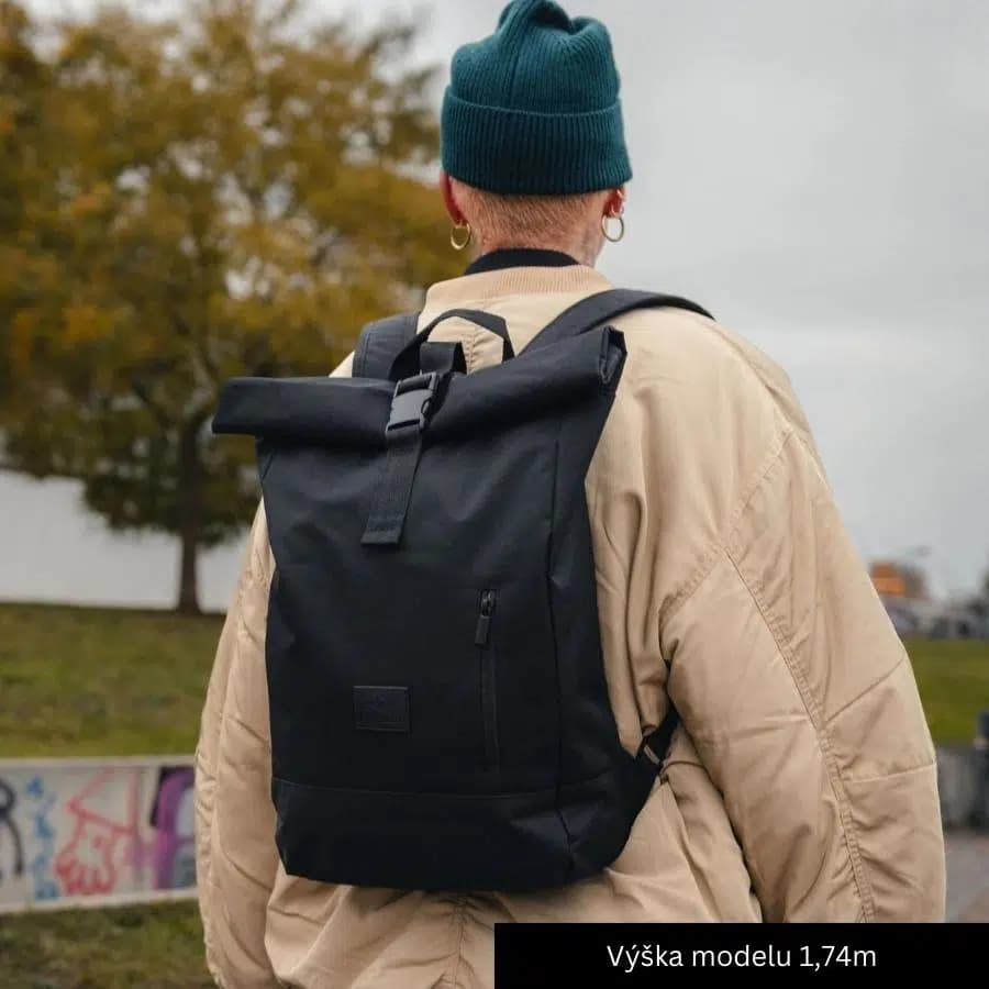 Johnny Urban rolovací batoh Robin Medium růžová 15,5l - náhled 2