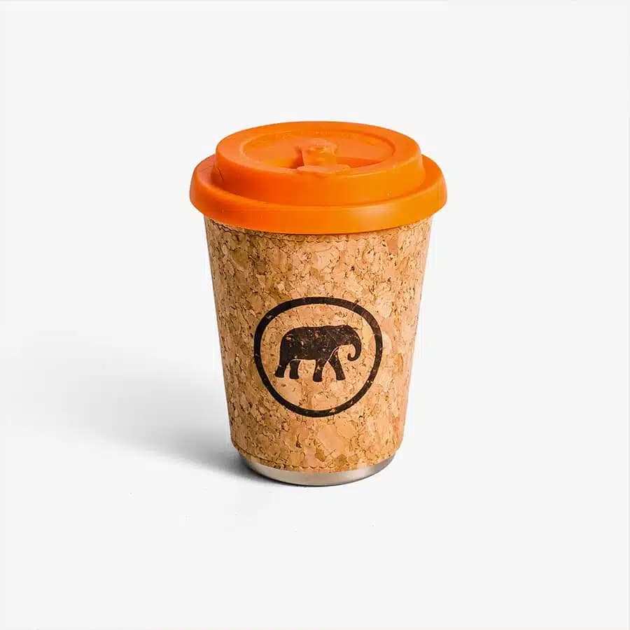 Elephant Box Kelímek na kávu objem 350ml oranžový - náhled 1