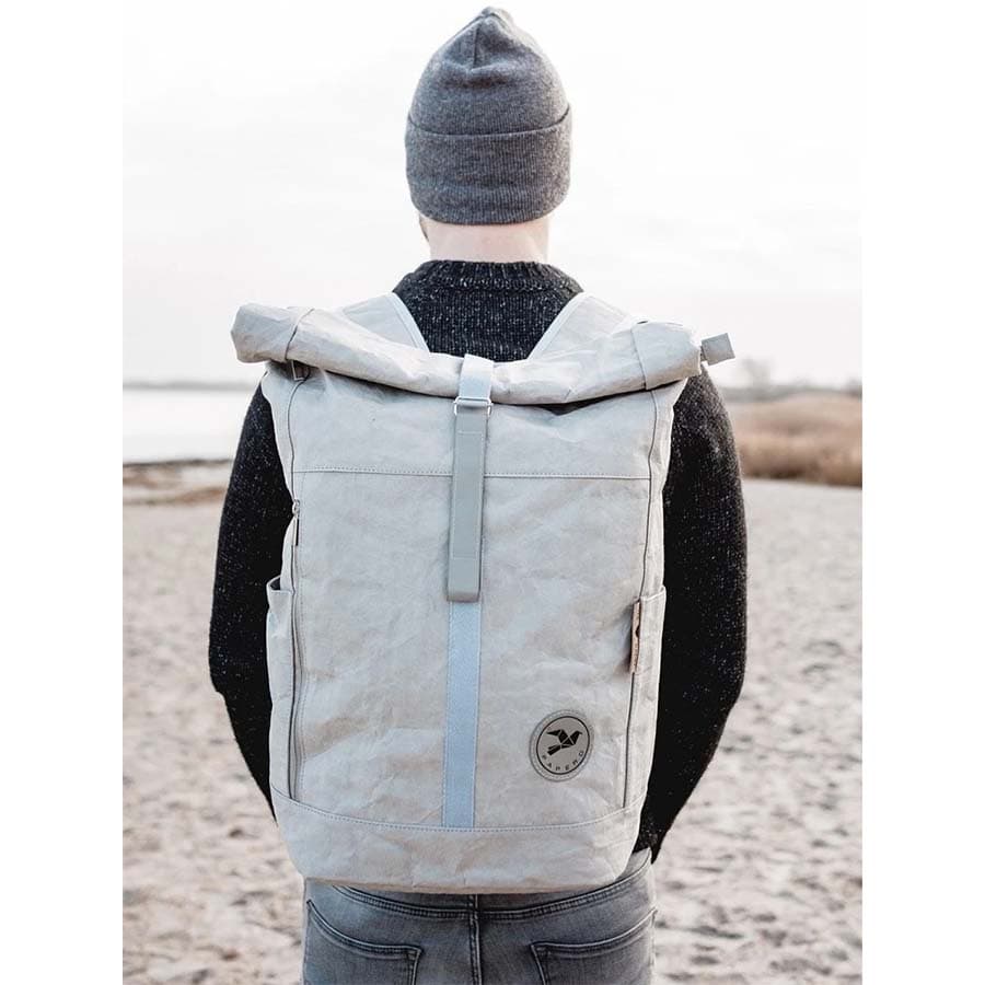 Papero Bags papírový rolovací batoh YETI šedý 32l - náhled 5