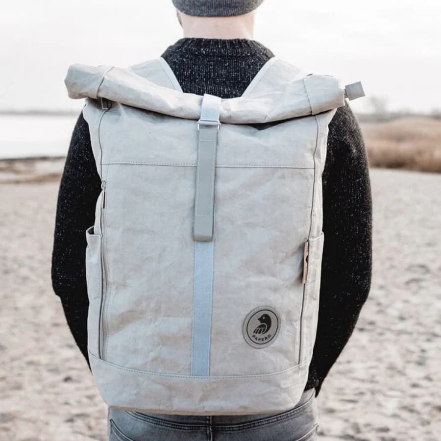 Papero Bags papírový rolovací batoh YETI šedý 32l - náhled 3