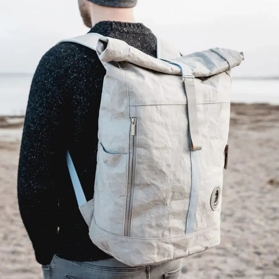 Papero Bags papírový rolovací batoh YETI šedý 32l - náhled 2