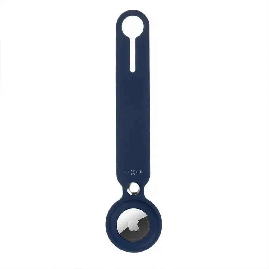 Fixed Silikonové pouzdro s popruhem FIXED Silky pro Apple AirTag růžové - náhled 3