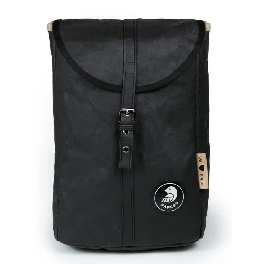 Papero Bags papírový ruksak Owl černý 13l