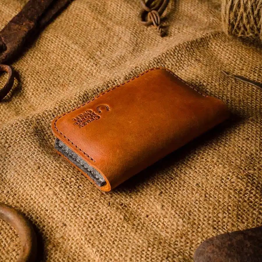 Crazy Horse Craft Kožená business peněženka classic brown - náhled 3