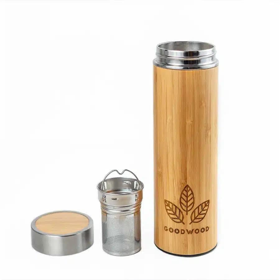 GoodWays Dřevěná termoláhev GoodWood 450 ml - náhled 3