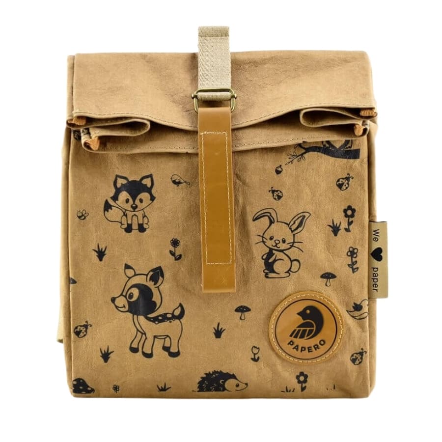 Papero Bags dětský papírový batoh Cougar Kids hnědý 8l