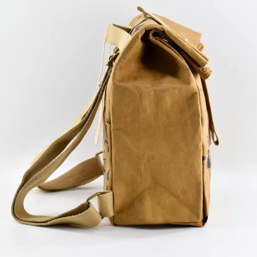 Papero Bags dětský papírový batoh Cougar Kids hnědý 8l - náhled 3