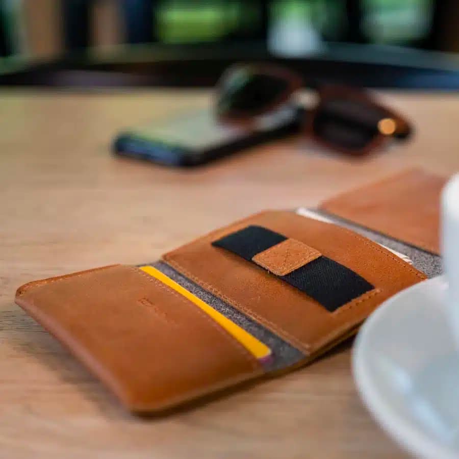 Fixed kožená peněženka Tripple wallet hnědá - náhled 2