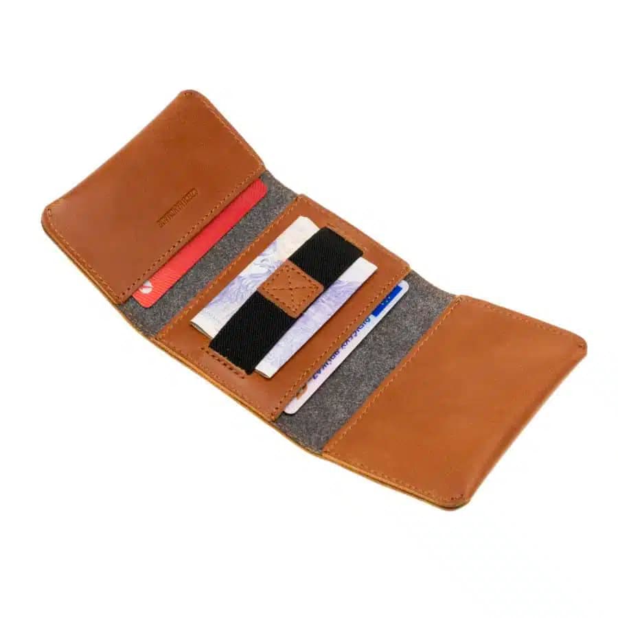 Fixed kožená peněženka Tripple wallet hnědá - náhled 4