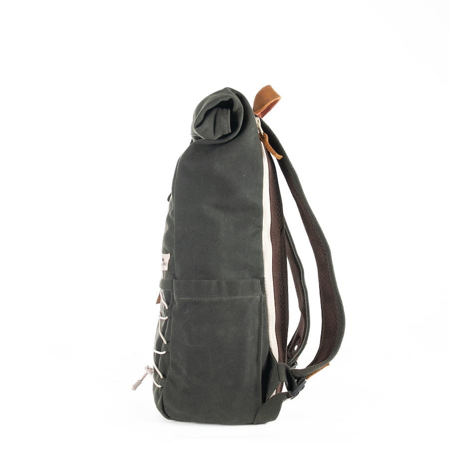 Alaskan Maker Rolovací vintage batoh Kenai Black 16l - náhled 4