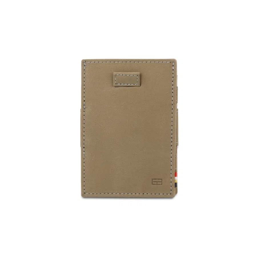 Kožená vysouvací peněženka s kapsou na mince Cavare Vintage Garzini Camel Brown - náhled 3