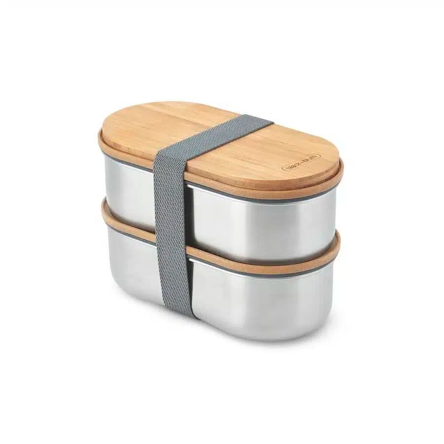 Black+Blum Obědový nerezový Bento Box 2x500ml - náhled 2