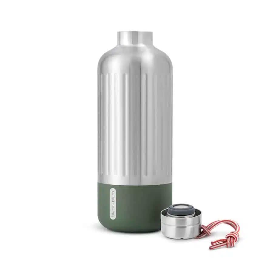 Black + Blum Outdoorová nerez termoska Explorer Olive 850 ml - náhled 4