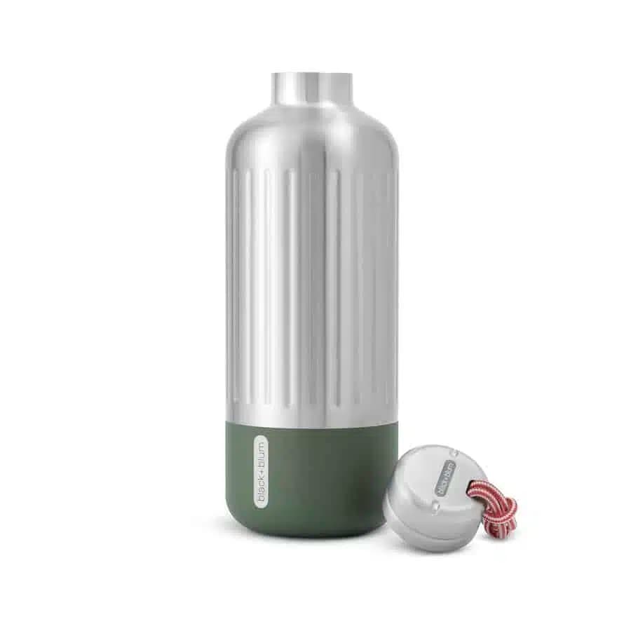 Black + Blum Outdoorová nerez termoska Explorer Olive 850 ml - náhled 3