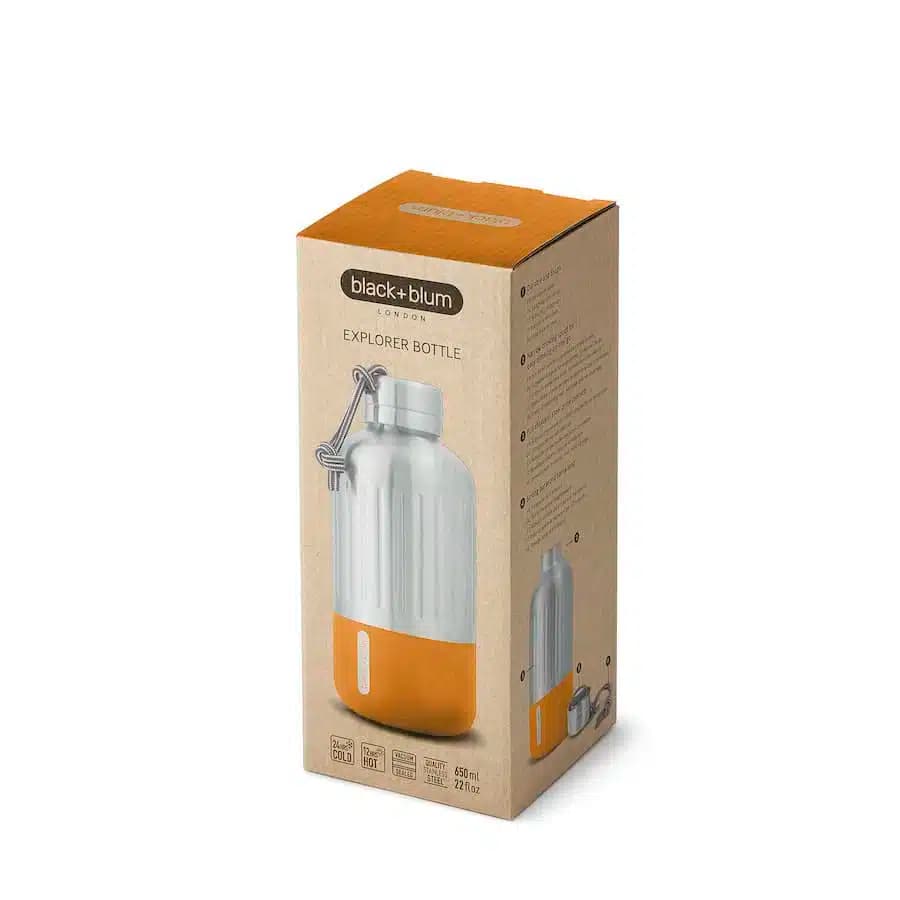 Black + Blum Outdoorová nerez termoska Explorer Olive 650 ml - náhled 4