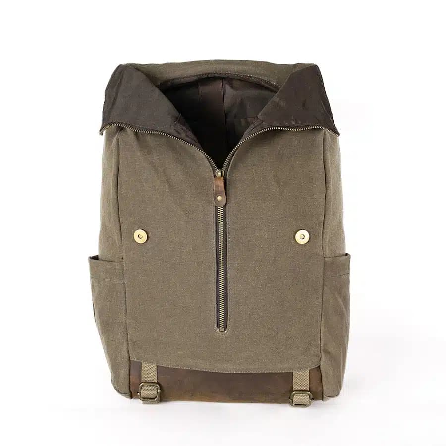 Alaskan Maker Cestovní vintage batoh Unimak Black 27l - náhled 4