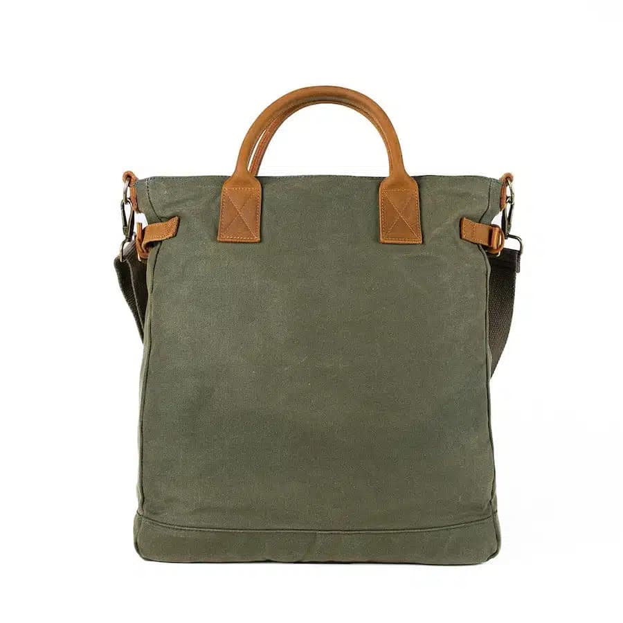 Alaskan Maker Alaskan Maker Pánská vintage taška Fairbanks Khaki 13l - náhled 2