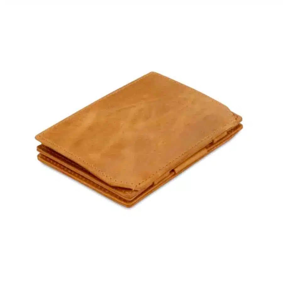 Kožená peněženka na karty s kapsou na mince Essenziale Brushed Garzini Black - náhled 3