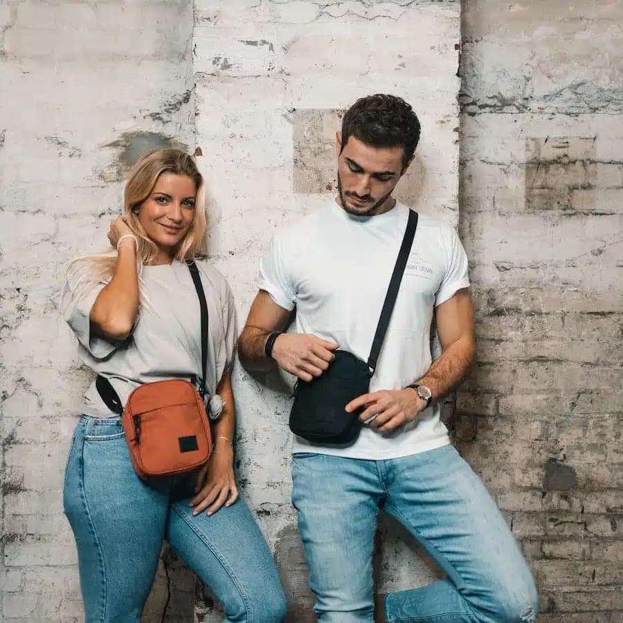 Johnny Urban Crossbody taška Luis béžová 2l - náhled 2