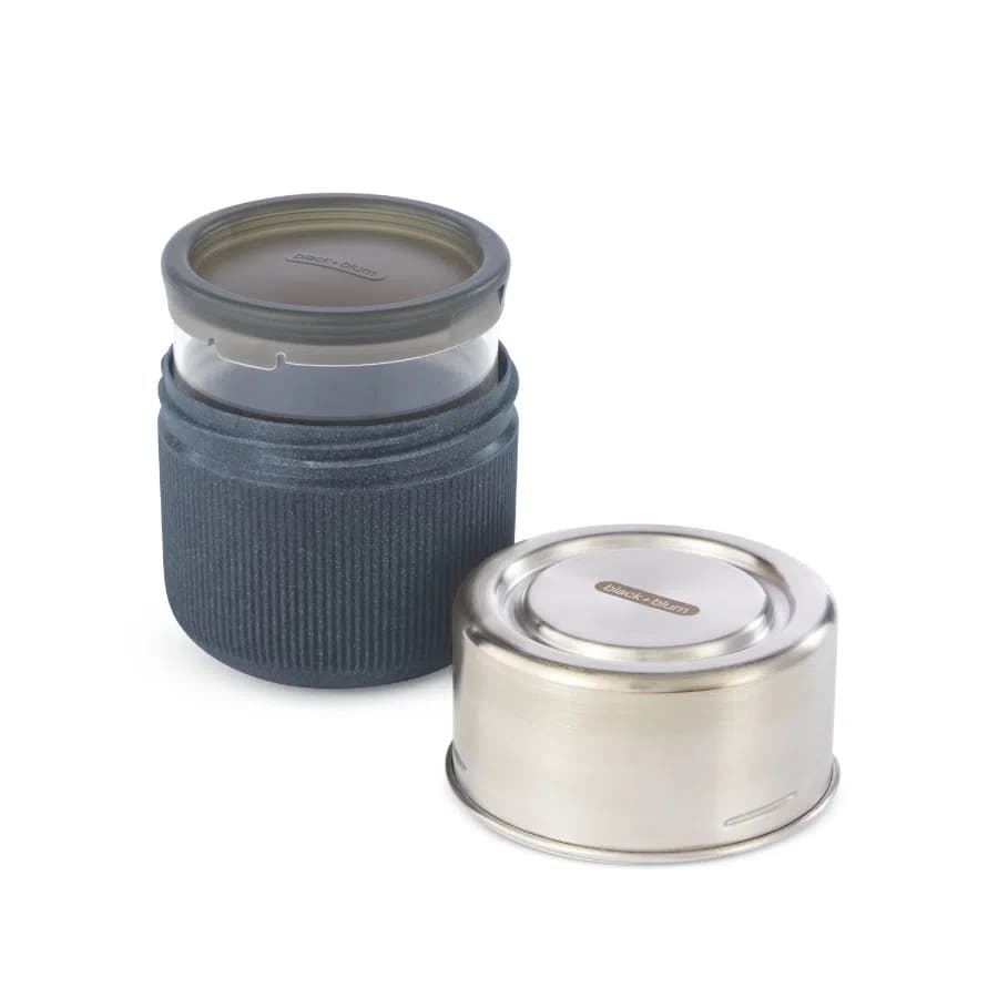 Black+Blum Skleněný box na jídlo 450ml černý - náhled 3
