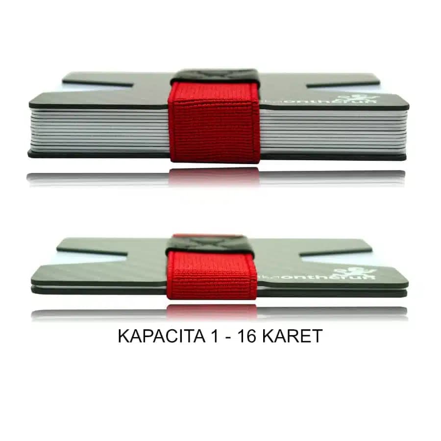 MakakaOnTheRun Karbonová slim peněženka na karty - náhled 5