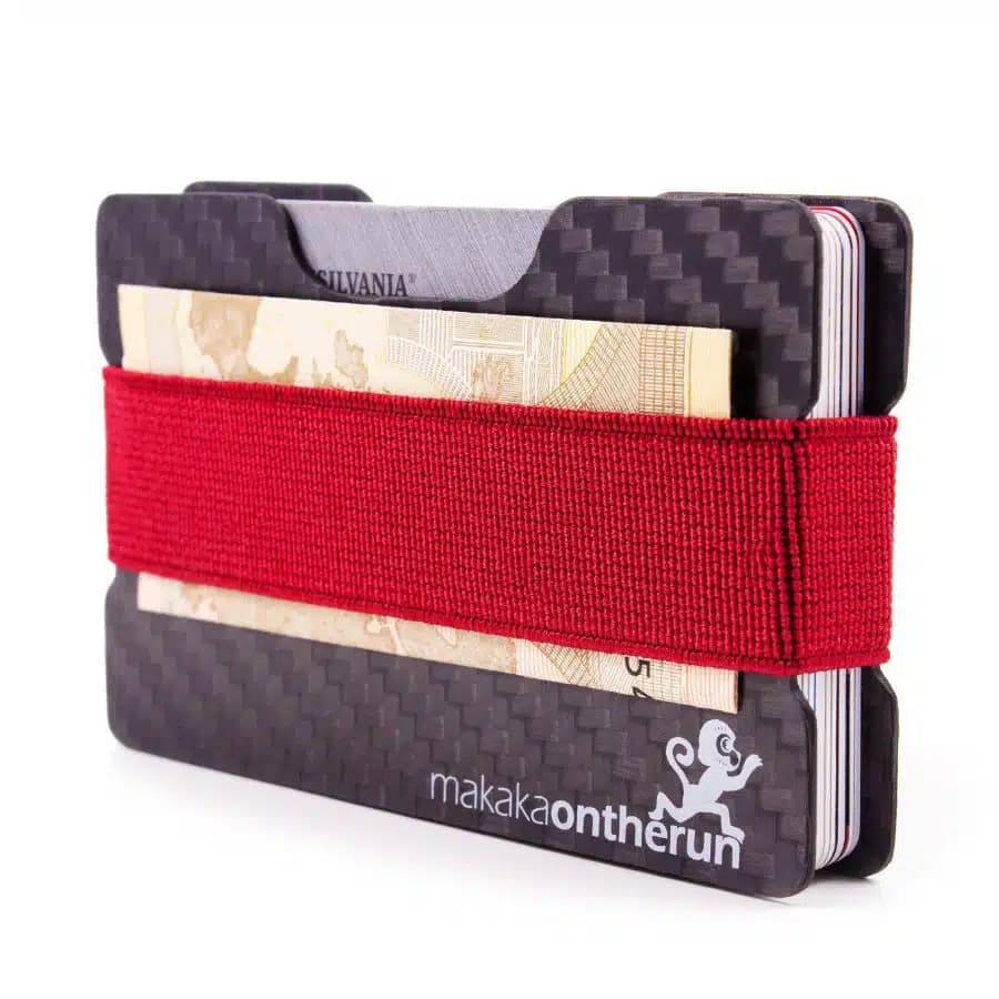 MakakaOnTheRun Karbonová slim RFID peněženka na karty - náhled 2