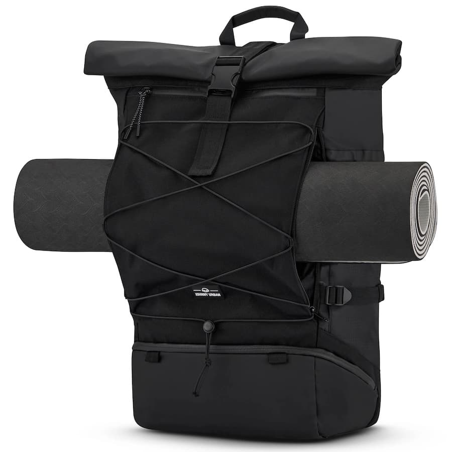 Johnny Urban Rolovací batoh Travel Allen XL béžový 47l - náhled 4