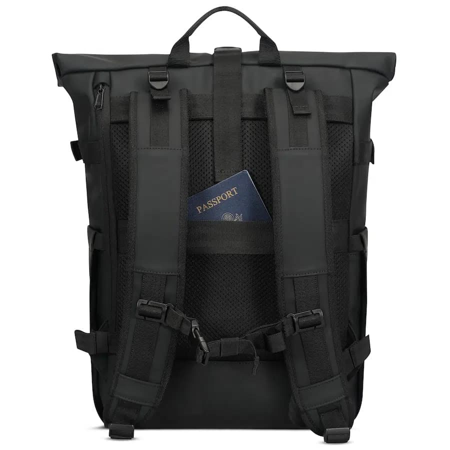 Johnny Urban voděodolný rolovací batoh Harvey Large béžový 30l - náhled 5