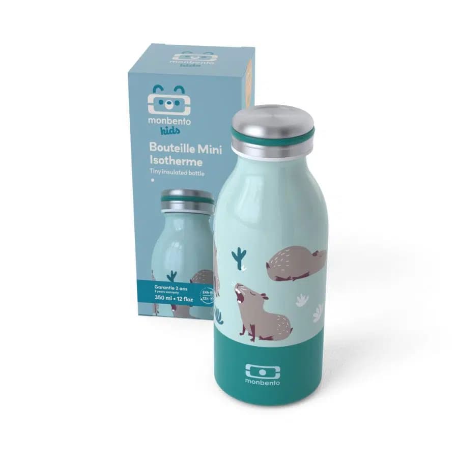 Monbento Nerezová dětská termoska Cooly Blue Dino 350ml - náhled 5