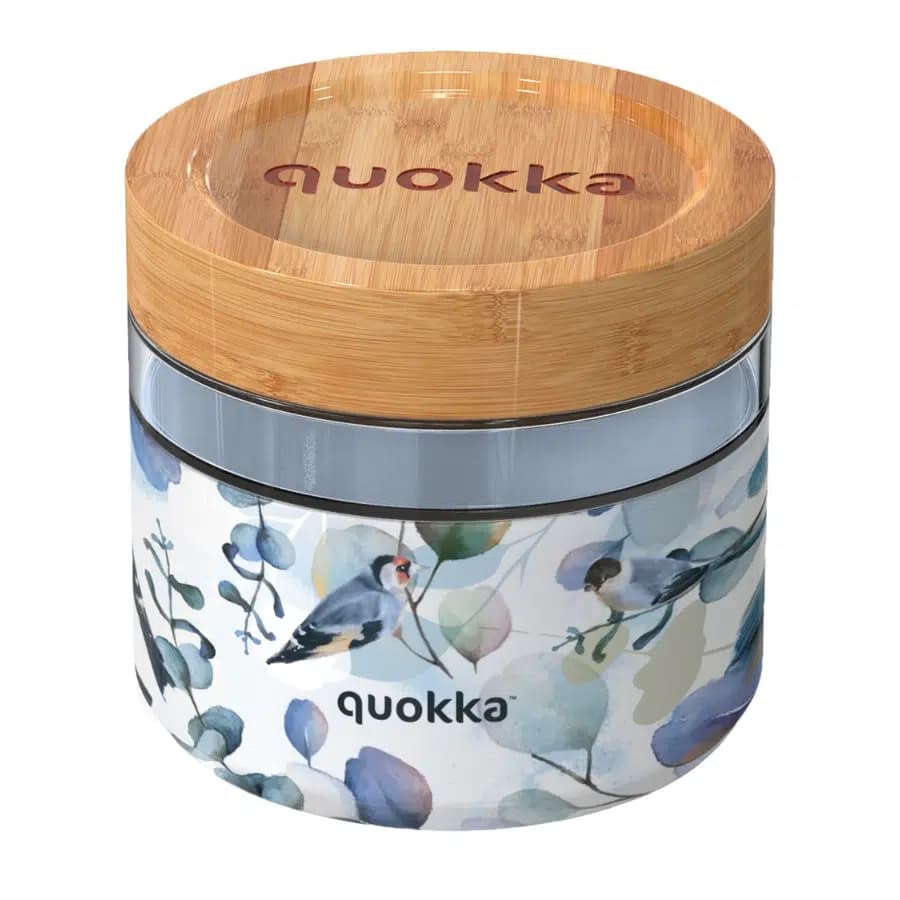 Quokka Skleněná dóza na jídlo Deli 820ml spring - náhled 3