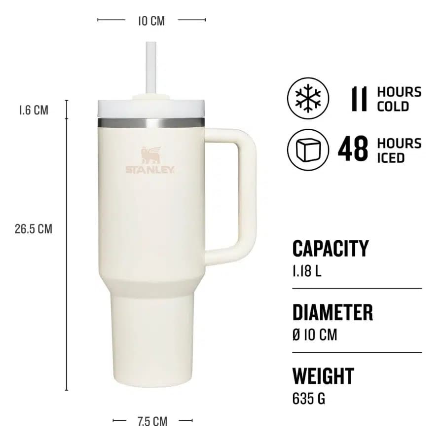 Stanley Nerezový tumbler Quencher H2.O Flow State 1180ml Ash - náhled 5