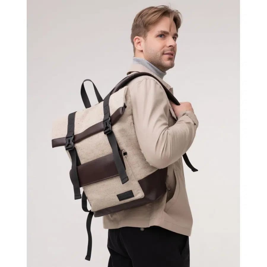 Milinal Rolovací batoh Roll Oxford Flora&Fauna 17l - náhled 2