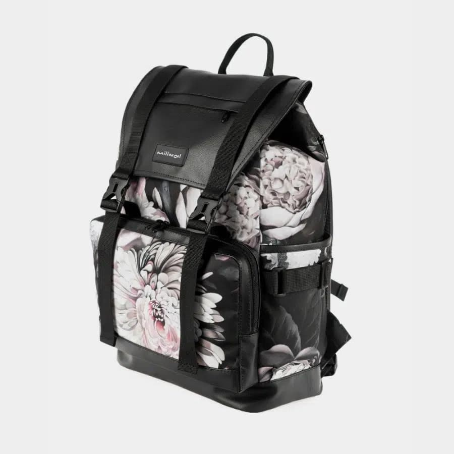 Milinal Batoh s klopou a přeskami Universal floral 20l - náhled 1