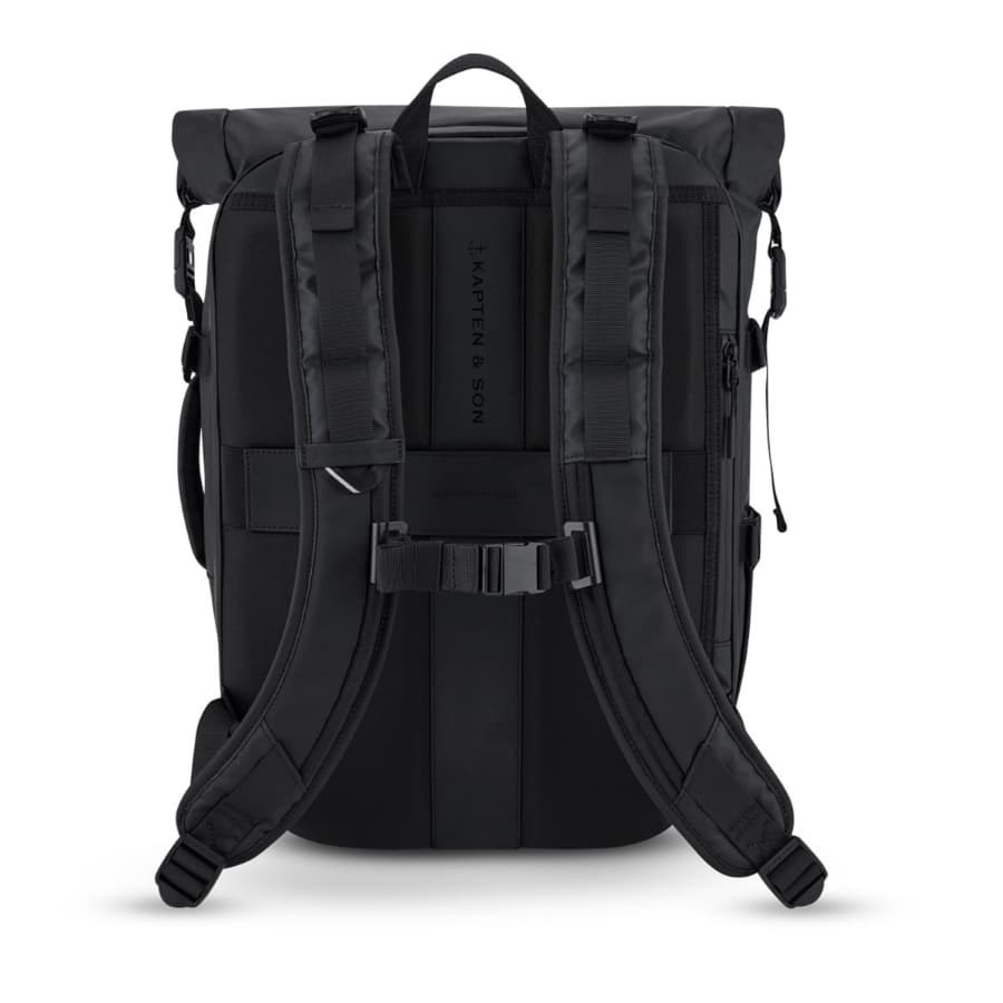 Kapten & Son Cestovní rolovací batoh Lisbon All Black 30l - náhled 5