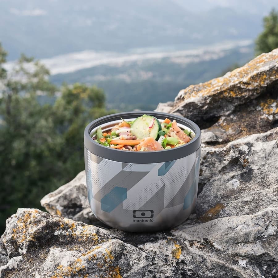 Monbento Nerezový termobox na jídlo Element Graphic Dimensions 550ml - náhled 2
