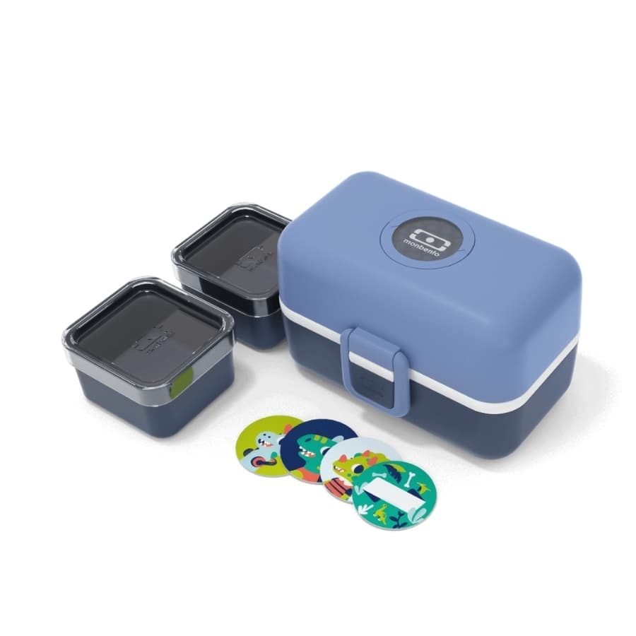 Monbento Dětský obědový bento box na jídlo Tresor Blue Infinity 800ml - náhled 5
