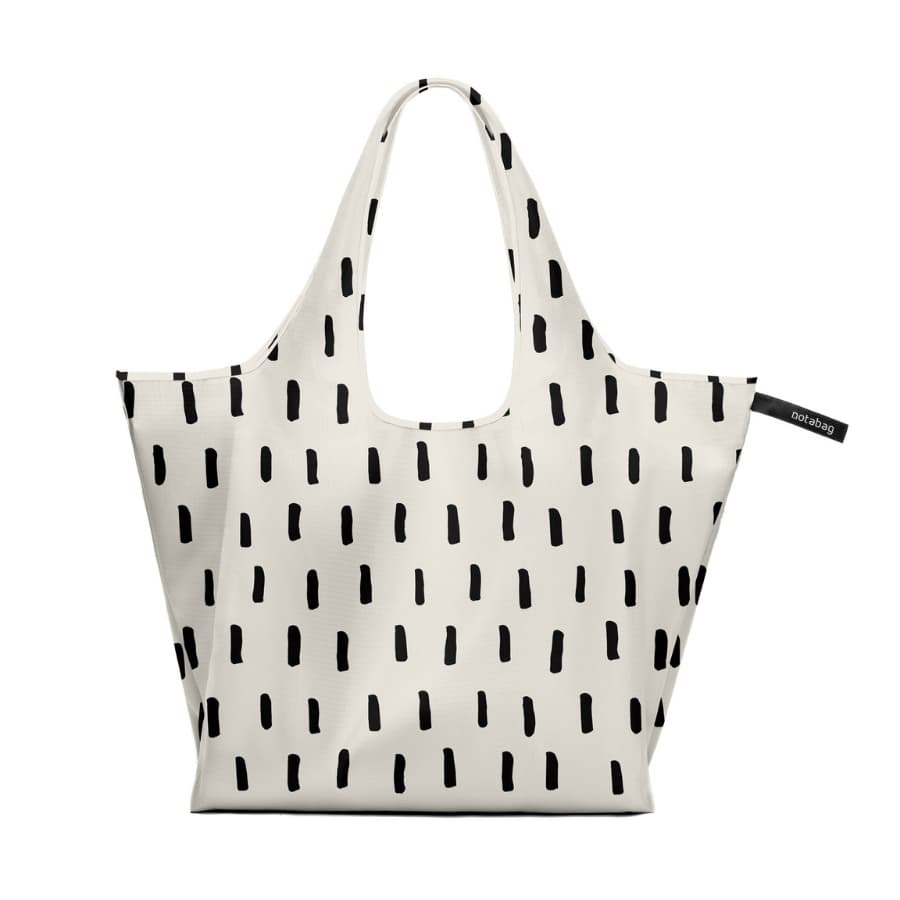 Notabag Skládací nákupní taška Tote Black Brush - náhled 1