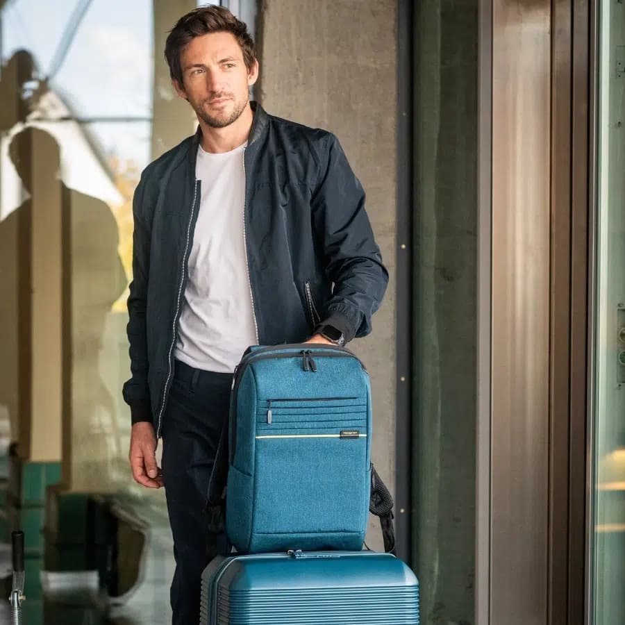 Hedgren Dvoukomorový batoh Lineo Dash Legion Blue 20l - náhled 2