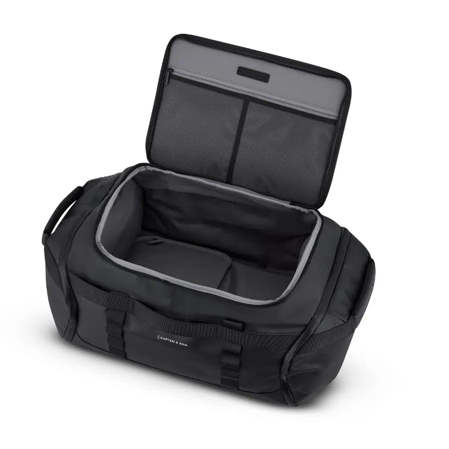 Kapten & Son Cestovní taška na záda Lisbon all black 50l - náhled 4
