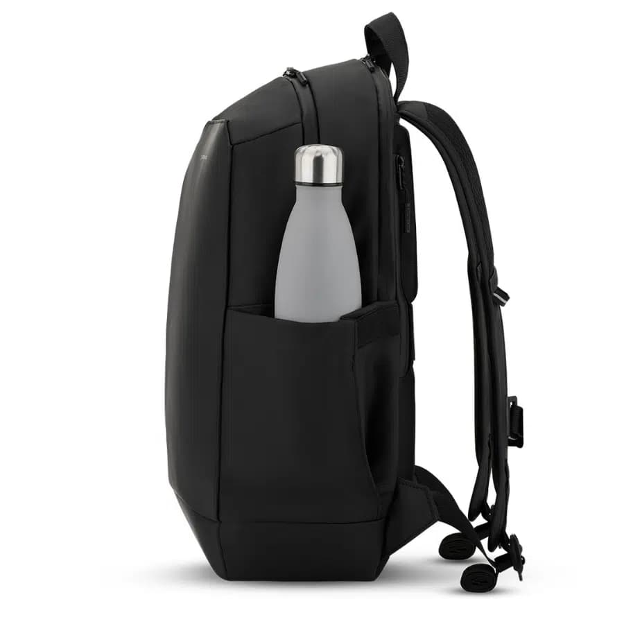 Kapten & Son Městský dvoukomorový batoh na notebook Oslo All Black 15l - náhled 4