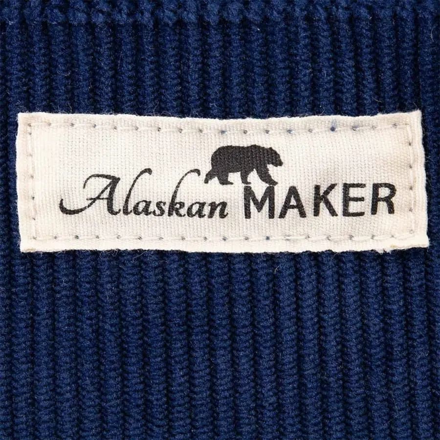 Alaskan Maker Manšestrová crossbody ledvinka Willow Blue Navy 1,75l - náhled 4