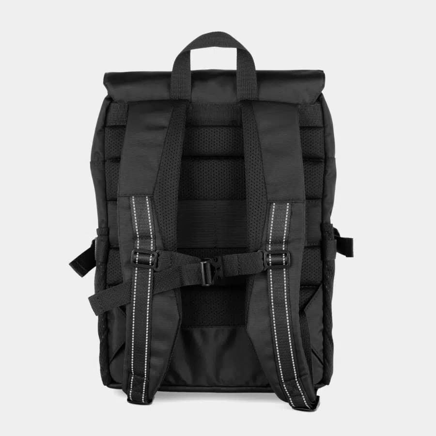 Milinal Městský a cestovní batoh s klopou Travel Tech L 18l černý - náhled 5
