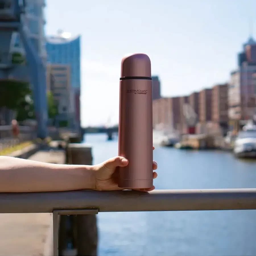 Thermos Termoska se šálkem na pití THERMOcafé nerez 500 ml - náhled 5
