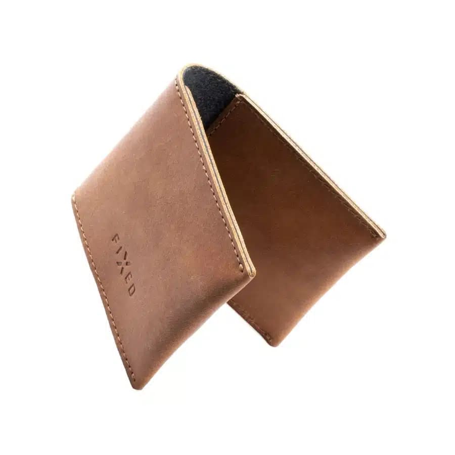 Fixed Kožená peněženka Wallet hnědá - náhled 2