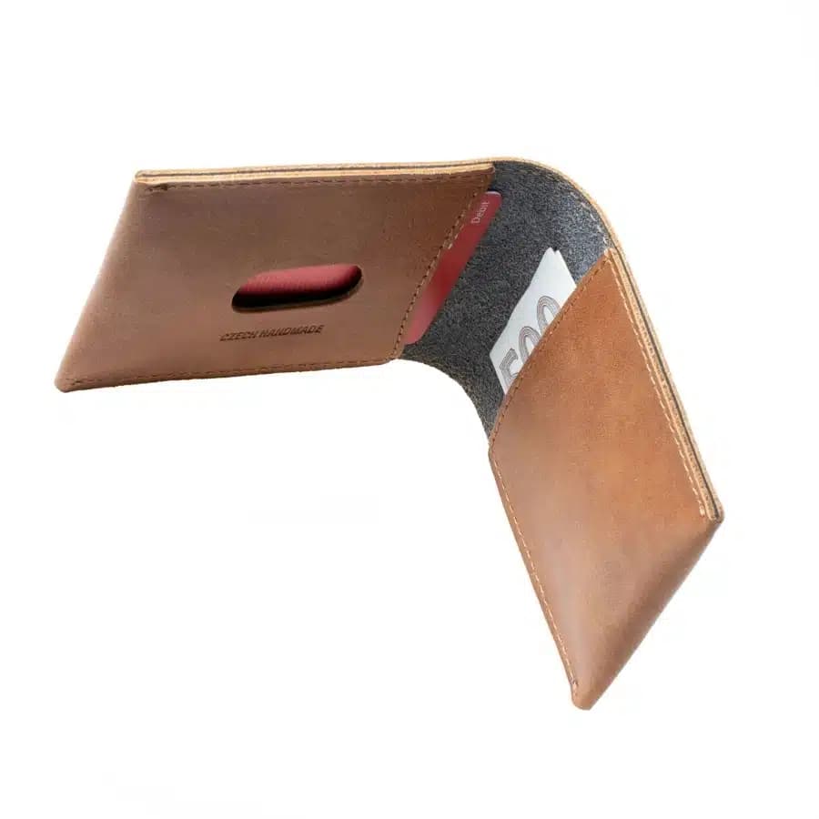 Fixed Kožená peněženka Wallet hnědá - náhled 4