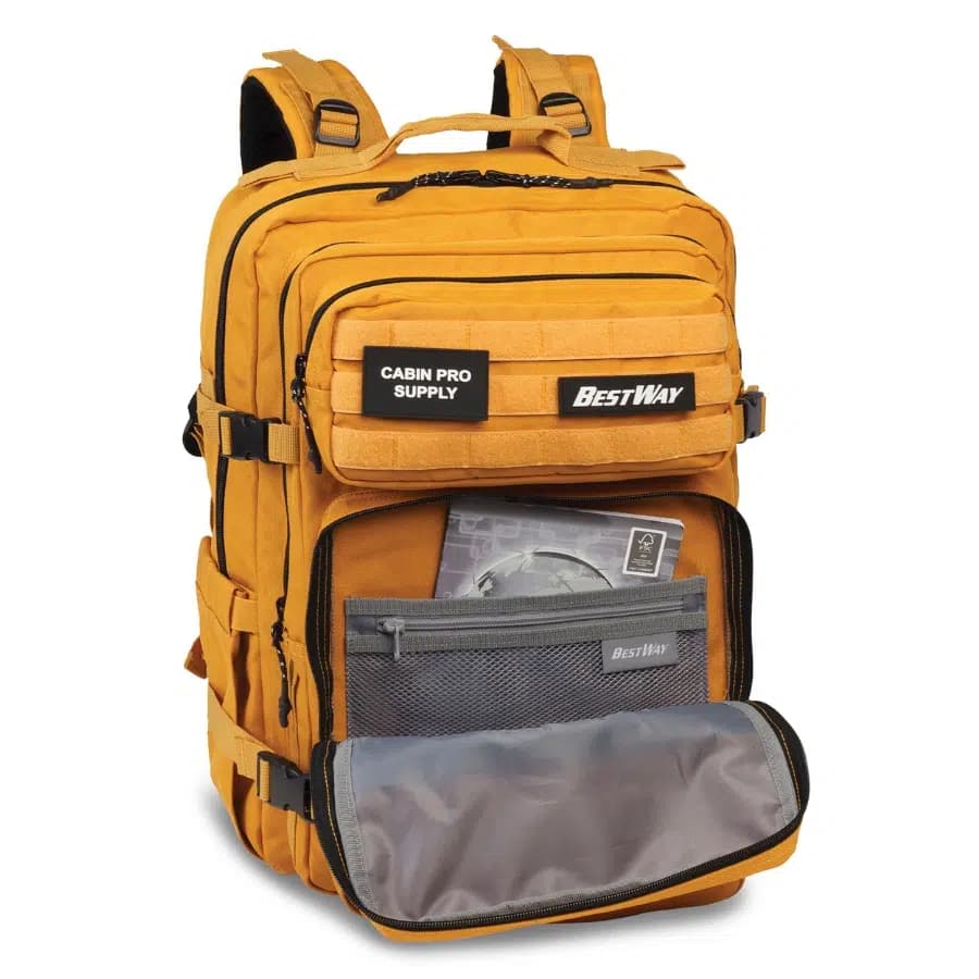 Best Way Cestovní batoh do letadla Cabin Pro Supply olivový 35l - náhled 5