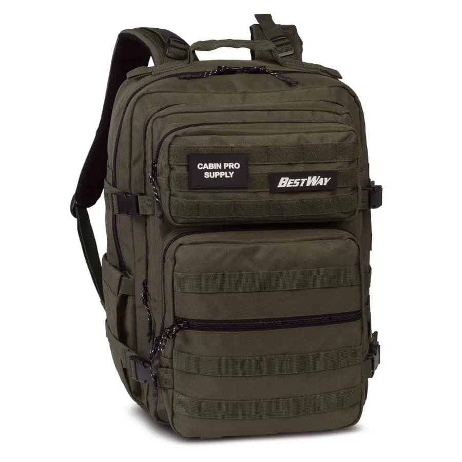 Best Way Cestovní batoh do letadla Cabin Pro Supply olivový 35l - náhled 1