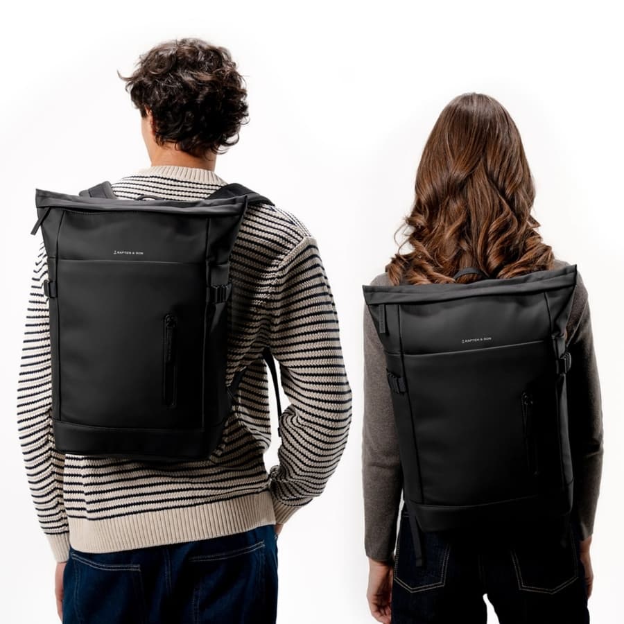 Kapten & Son Minimalistický batoh Helsinki Blue Navy 16l - náhled 2
